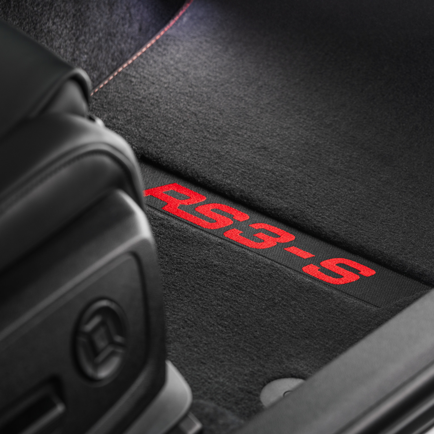 Close-up of doormat 